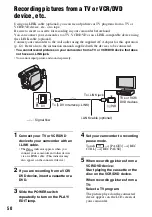 Preview for 50 page of Sony DCR-HC28 - Minidv Handycam Camcorder Operating Manual