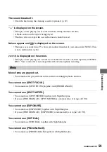 Preview for 59 page of Sony DCR-HC28 - Minidv Handycam Camcorder Operating Manual