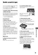 Preview for 65 page of Sony DCR-HC28 - Minidv Handycam Camcorder Operating Manual