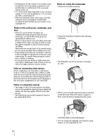 Preview for 4 page of Sony dcr-hc30: DCR-HC40 Operation Manual