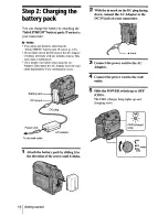 Preview for 16 page of Sony dcr-hc30: DCR-HC40 Operation Manual