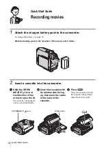 Preview for 10 page of Sony DCR-HC30 - Handycam Camcorder - 680 KP Operation Manual