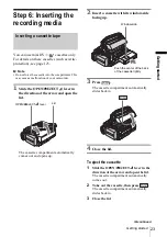 Preview for 23 page of Sony DCR-HC30 - Handycam Camcorder - 680 KP Operation Manual