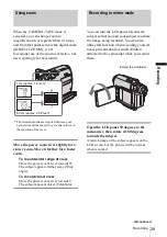 Preview for 29 page of Sony DCR-HC30 - Handycam Camcorder - 680 KP Operation Manual