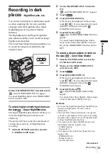 Preview for 39 page of Sony DCR-HC30 - Handycam Camcorder - 680 KP Operation Manual