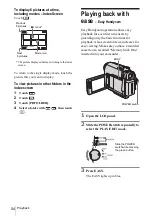 Preview for 54 page of Sony DCR-HC30 - Handycam Camcorder - 680 KP Operation Manual