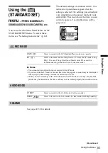 Preview for 83 page of Sony DCR-HC30 - Handycam Camcorder - 680 KP Operation Manual