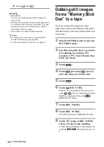 Предварительный просмотр 96 страницы Sony DCR-HC30 - Handycam Camcorder - 680 KP Operation Manual