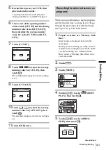 Предварительный просмотр 101 страницы Sony DCR-HC30 - Handycam Camcorder - 680 KP Operation Manual