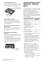 Preview for 126 page of Sony DCR-HC30 - Handycam Camcorder - 680 KP Operation Manual