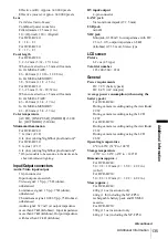 Preview for 135 page of Sony DCR-HC30 - Handycam Camcorder - 680 KP Operation Manual