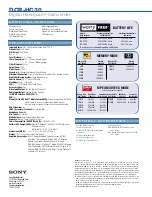 Предварительный просмотр 2 страницы Sony DCR-HC30 - Handycam Camcorder - 680 KP Specifications