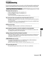 Preview for 99 page of Sony DCR-HC36 - MiniDV Digital Handycam Camcorder Operating Manual