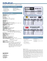 Предварительный просмотр 2 страницы Sony DCR-HC40 - Digital Handycam Camcorder Specifications