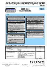 Preview for 80 page of Sony DCR-HC41 Service Manual