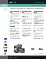 Preview for 1 page of Sony DCR-HC42 Brochure