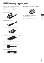 Preview for 11 page of Sony DCR-HC48 - 1MP MiniDV Handycam Camcorder Operating Manual