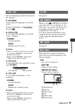 Preview for 51 page of Sony DCR-HC48 - 1MP MiniDV Handycam Camcorder Operating Manual