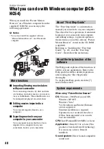 Preview for 48 page of Sony DCR-HC52 Operating Manual