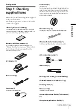 Preview for 13 page of Sony DCR-HC65 - Digital Handycam Camcorder Operation Manual