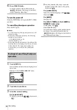 Preview for 36 page of Sony DCR-HC65 - Digital Handycam Camcorder Operation Manual