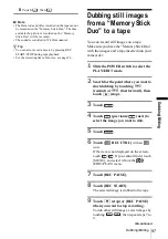 Preview for 97 page of Sony DCR-HC65 - Digital Handycam Camcorder Operation Manual