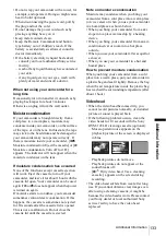 Preview for 133 page of Sony DCR-HC65 - Digital Handycam Camcorder Operation Manual