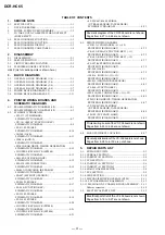 Preview for 4 page of Sony DCR-HC65 - Digital Handycam Camcorder Service Manual