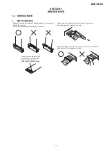 Предварительный просмотр 5 страницы Sony DCR-HC65 - Digital Handycam Camcorder Service Manual