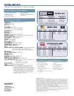 Preview for 2 page of Sony DCR-HC65 - Digital Handycam Camcorder Specifications