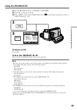 Предварительный просмотр 63 страницы Sony DCR-IP210 Operating Instructions Manual