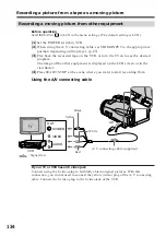 Предварительный просмотр 134 страницы Sony DCR-IP210 Operating Instructions Manual