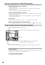 Предварительный просмотр 140 страницы Sony DCR-IP210 Operating Instructions Manual