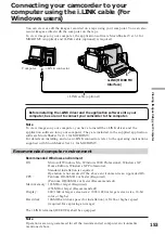 Предварительный просмотр 153 страницы Sony DCR-IP210 Operating Instructions Manual