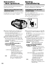 Preview for 12 page of Sony DCR-IP210E Operating Instructions Manual