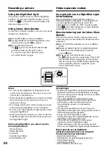 Preview for 50 page of Sony DCR-IP210E Operating Instructions Manual