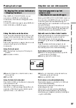 Preview for 57 page of Sony DCR-IP210E Operating Instructions Manual