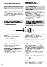 Preview for 62 page of Sony DCR-IP210E Operating Instructions Manual