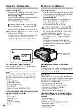 Preview for 74 page of Sony DCR-IP210E Operating Instructions Manual