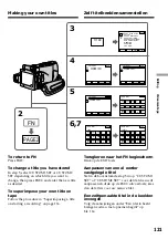 Preview for 121 page of Sony DCR-IP210E Operating Instructions Manual