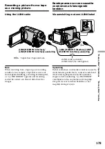 Preview for 173 page of Sony DCR-IP210E Operating Instructions Manual