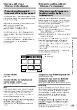 Preview for 177 page of Sony DCR-IP210E Operating Instructions Manual