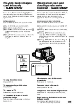 Preview for 185 page of Sony DCR-IP210E Operating Instructions Manual