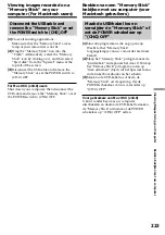 Preview for 223 page of Sony DCR-IP210E Operating Instructions Manual