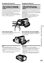 Preview for 225 page of Sony DCR-IP210E Operating Instructions Manual