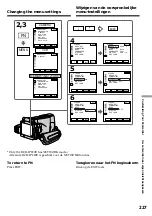 Preview for 227 page of Sony DCR-IP210E Operating Instructions Manual