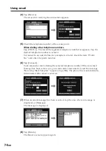 Предварительный просмотр 74 страницы Sony DCR-IP220E Network Operating Instructions