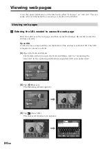 Предварительный просмотр 80 страницы Sony DCR-IP220E Network Operating Instructions