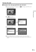 Предварительный просмотр 87 страницы Sony DCR-IP220E Network Operating Instructions