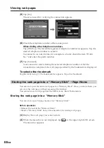 Предварительный просмотр 88 страницы Sony DCR-IP220E Network Operating Instructions